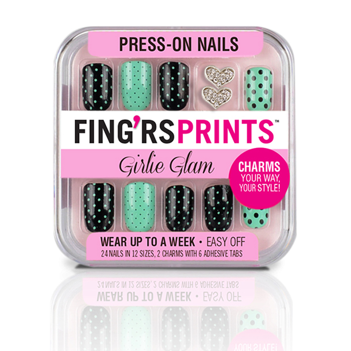 Fing'rs Prints Girlie Glam On The Dot Kendinden Yapışkanlı Takma Tırnak