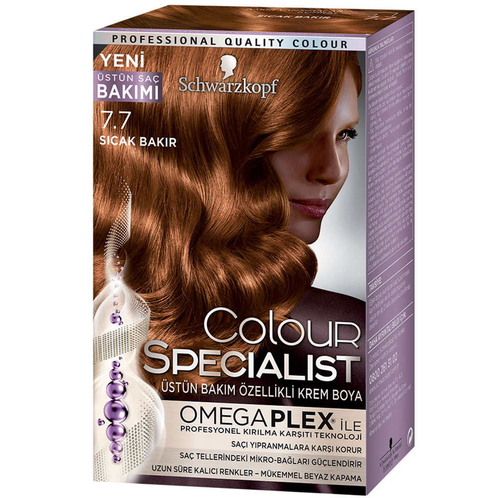 Schwarzkopf Colour Specialist Saç Boyası 7.7 Sıcak Bakır