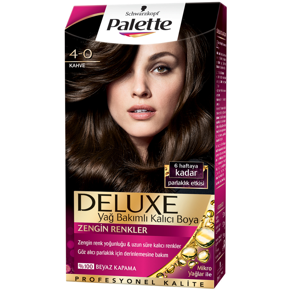 Palette Deluxe Saç Boyası 4-0 Kahve