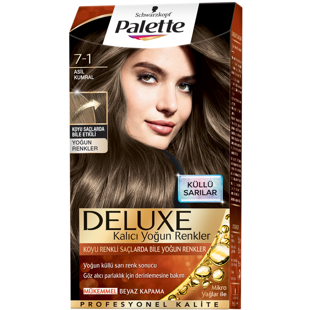 Palette Deluxe Saç Boyası 7-1 Asil Kumral