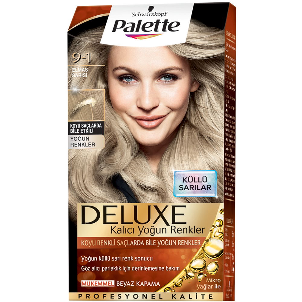 Palette Deluxe Saç Boyası 9-1 Elmas Sarısı