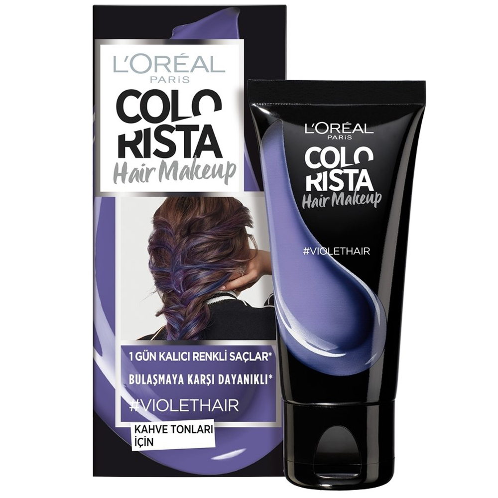 L'Oréal Colorista Hair Makeup 1 Gün Kalıcı Saç Boyası Violet