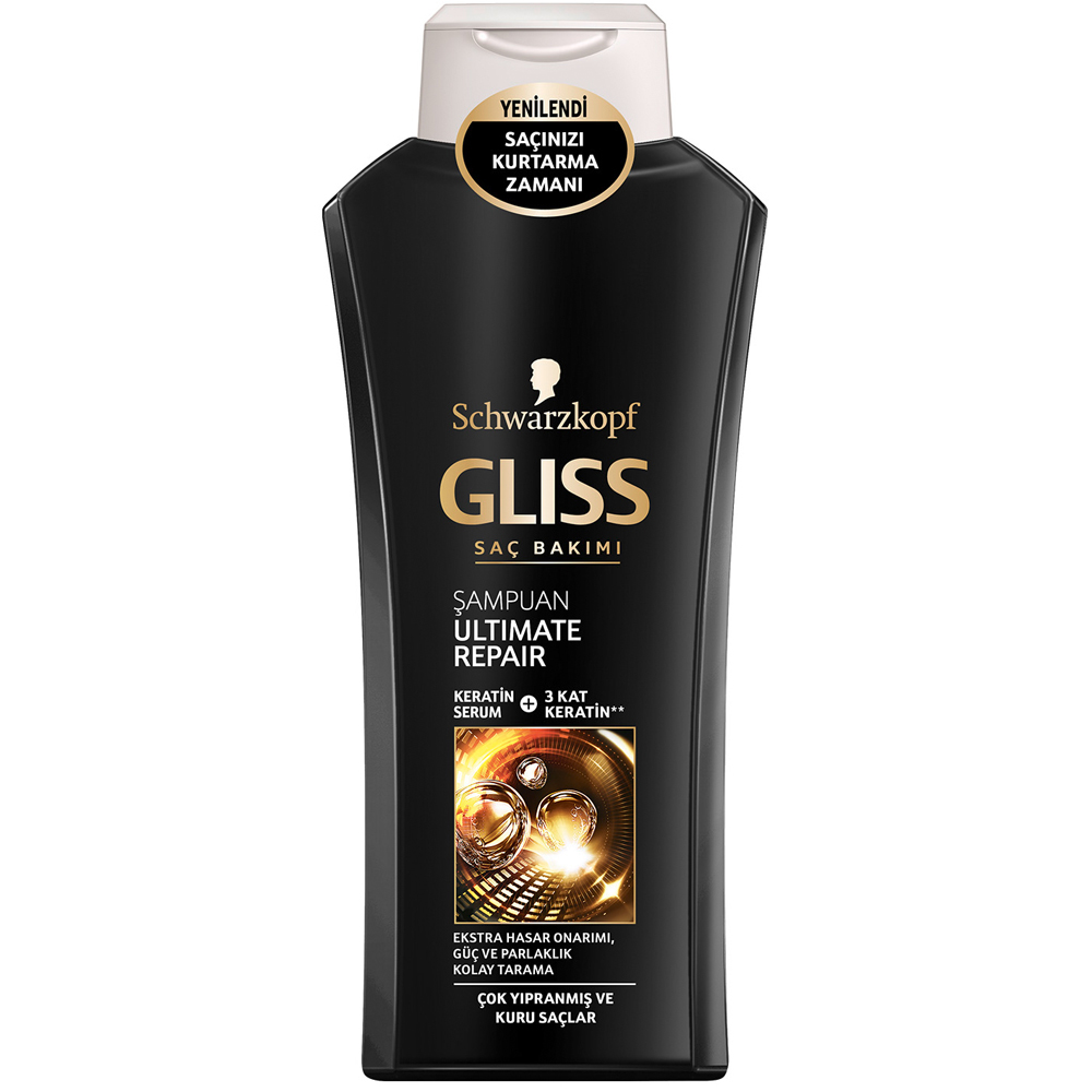 Schwarzkopf Gliss Ultimate Repair Çok Yıpranmış ve Kuru Saçlar İçin Şampuan 400 ml