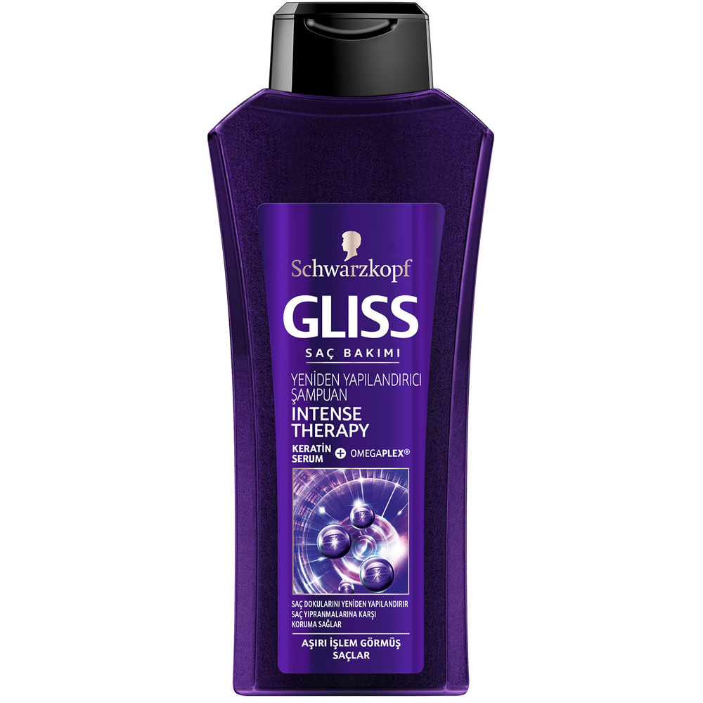 Schwarzkopf Gliss Intense Therapy Aşırı İşlem Görümüş Saçlar İçin Şampuan 400 ml