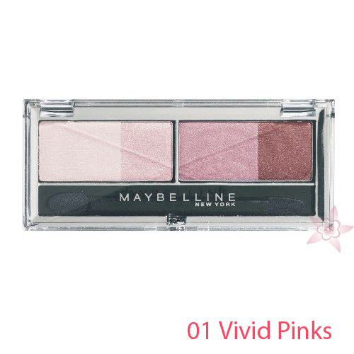 Maybelline Eye Studio Quad Eyeshadow  01 Vivid Pinks
