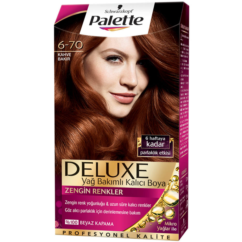 Palette Deluxe Saç Boyası 670 Kahve Bakır Kozmetikcim